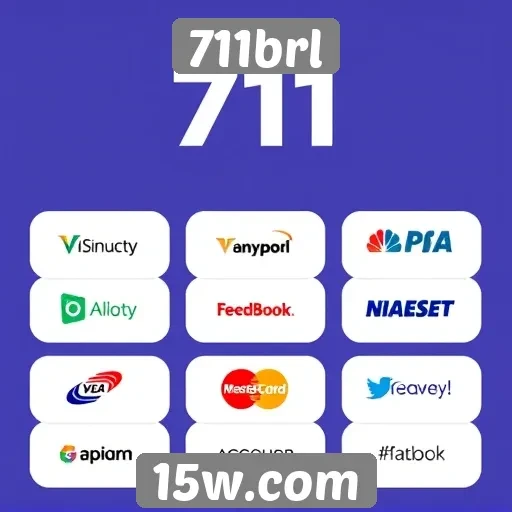 Opções de pagamento disponíveis no 711brl